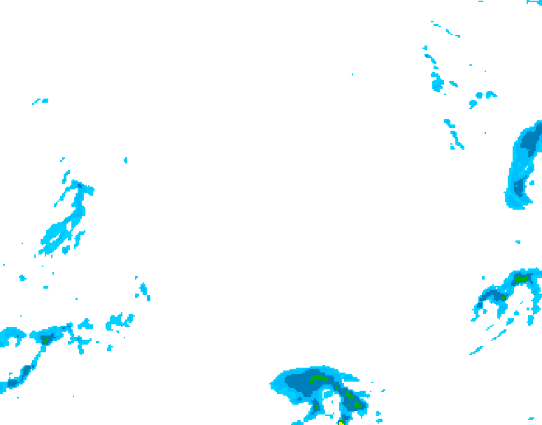 GDPS precipitation 168 hour forecast chart for Canada based on 2026/02/08 1200Z data