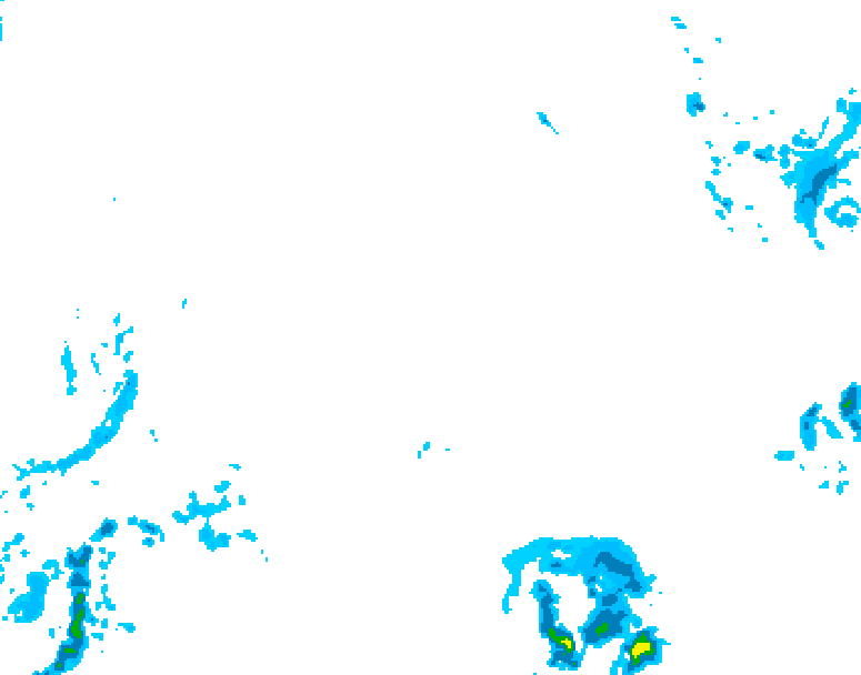 GDPS precipitation 180 hour forecast chart for Canada based on 2026/02/08 1200Z data