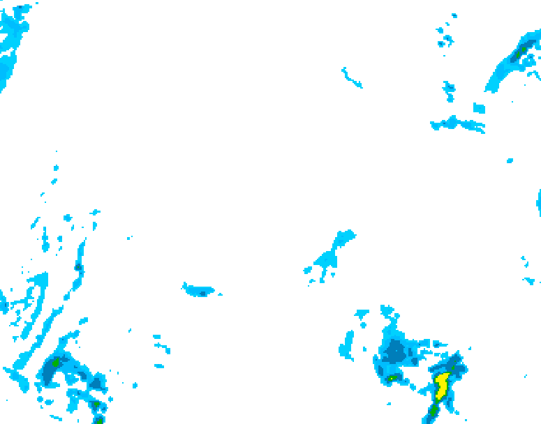 GDPS precipitation 192 hour forecast chart for Canada based on 2026/02/08 1200Z data