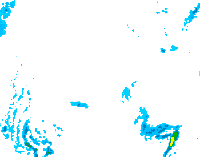 GDPS precipitation 198 hour forecast chart for Canada based on 2026/02/08 1200Z data