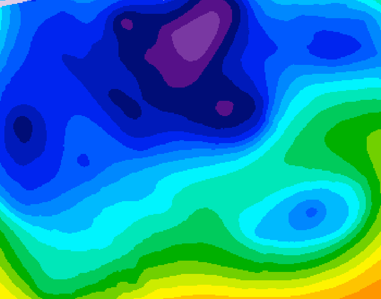 GDPS 500 millibar geopotential height 228 hour forecast chart for Canada based on 2026/02/09 0000Z data