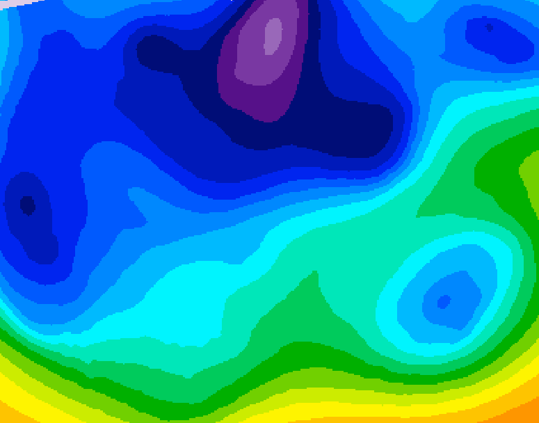 GDPS 500 millibar geopotential height 240 hour forecast chart for Canada based on 2026/02/09 0000Z data