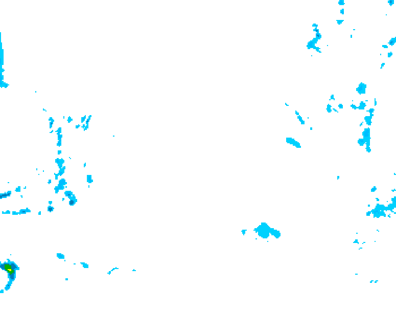 GDPS precipitation 036 hour forecast chart for Canada based on 2026/02/09 0000Z data