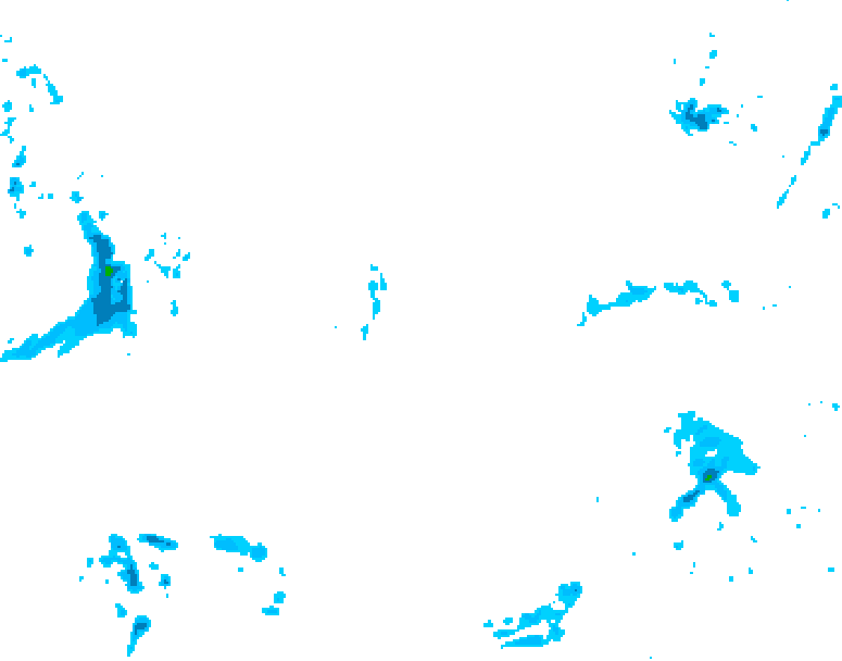 GDPS precipitation 060 hour forecast chart for Canada based on 2026/02/09 0000Z data