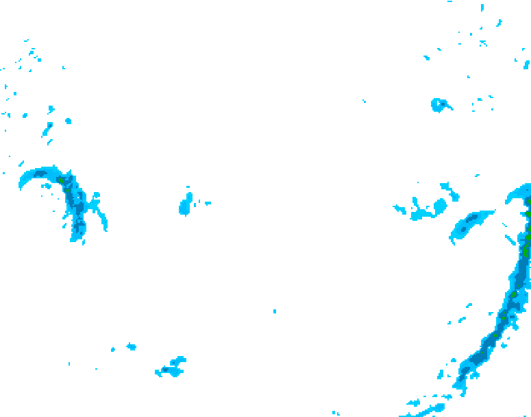 GDPS precipitation 084 hour forecast chart for Canada based on 2026/02/09 0000Z data