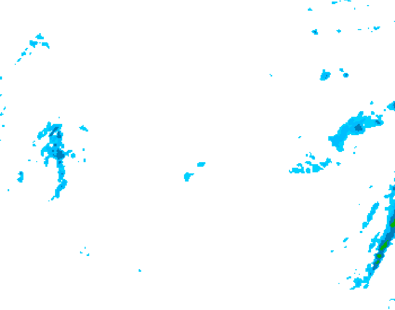 GDPS precipitation 096 hour forecast chart for Canada based on 2026/02/09 0000Z data