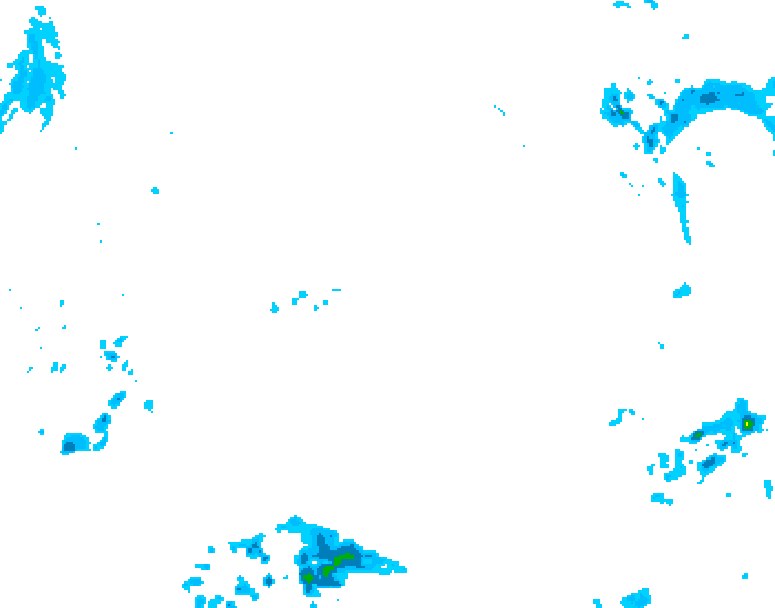 GDPS precipitation 120 hour forecast chart for Canada based on 2026/02/09 0000Z data