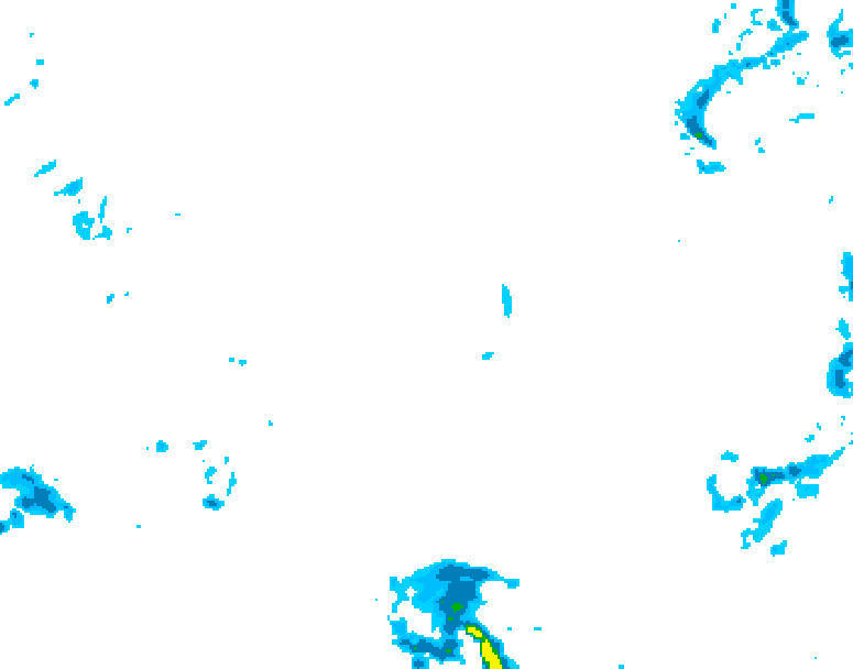GDPS precipitation 144 hour forecast chart for Canada based on 2026/02/09 0000Z data