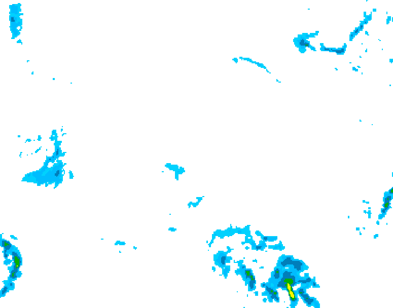 GDPS precipitation 168 hour forecast chart for Canada based on 2026/02/09 0000Z data