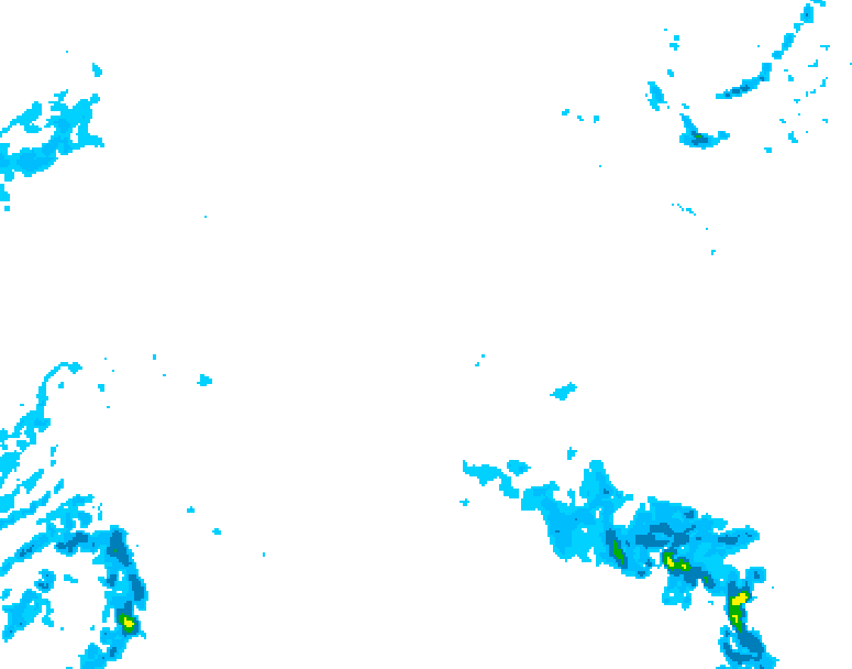 GDPS precipitation 186 hour forecast chart for Canada based on 2026/02/09 0000Z data