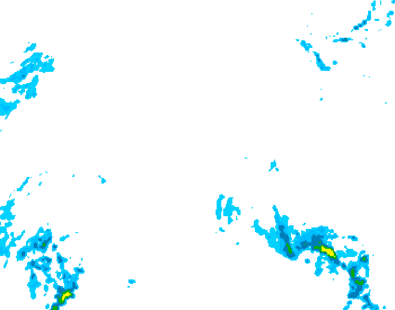 GDPS precipitation 192 hour forecast chart for Canada based on 2026/02/09 0000Z data