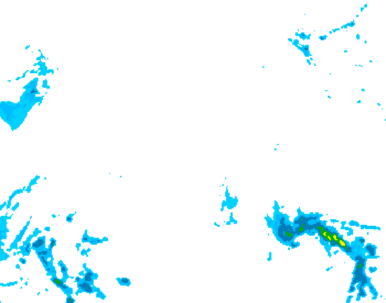 GDPS precipitation 198 hour forecast chart for Canada based on 2026/02/09 0000Z data