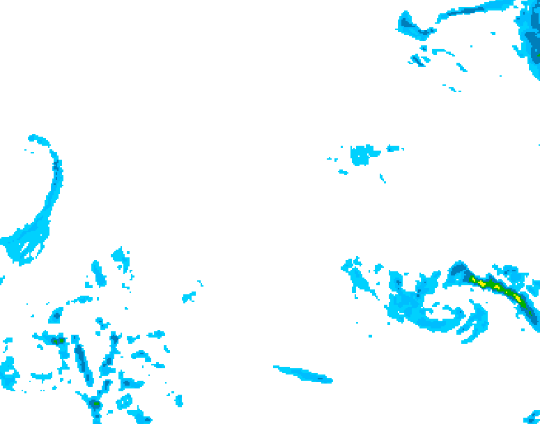 GDPS precipitation 216 hour forecast chart for Canada based on 2026/02/09 0000Z data