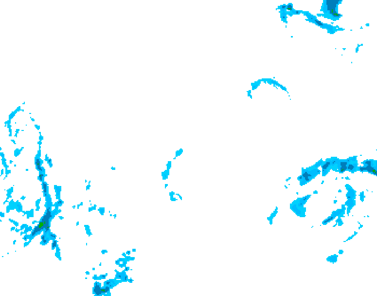 GDPS precipitation 234 hour forecast chart for Canada based on 2026/02/09 0000Z data