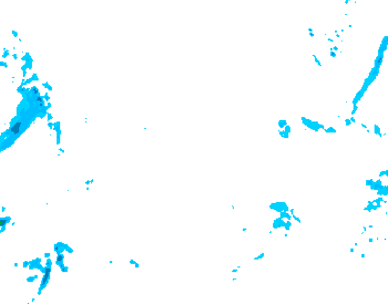 GDPS precipitation 036 hour forecast chart for Canada based on 2026/02/09 1200Z data