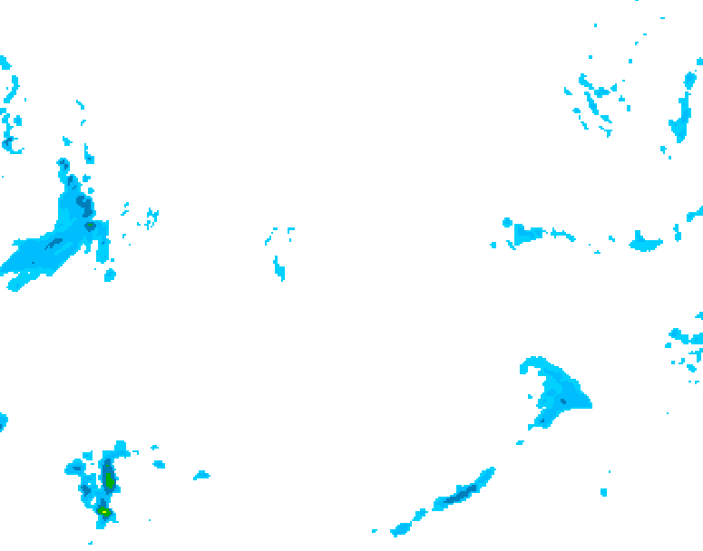 GDPS precipitation 042 hour forecast chart for Canada based on 2026/02/09 1200Z data