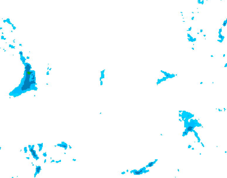 GDPS precipitation 048 hour forecast chart for Canada based on 2026/02/09 1200Z data