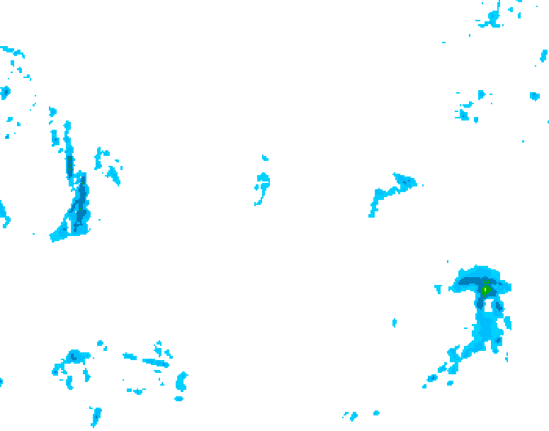 GDPS precipitation 054 hour forecast chart for Canada based on 2026/02/09 1200Z data