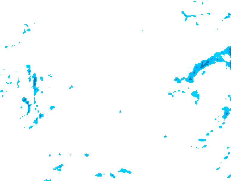GDPS precipitation 090 hour forecast chart for Canada based on 2026/02/09 1200Z data