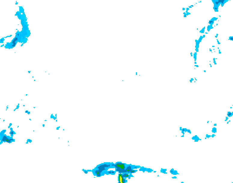 GDPS precipitation 120 hour forecast chart for Canada based on 2026/02/09 1200Z data
