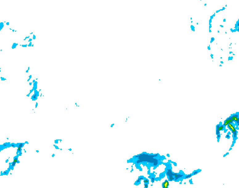 GDPS precipitation 144 hour forecast chart for Canada based on 2026/02/09 1200Z data