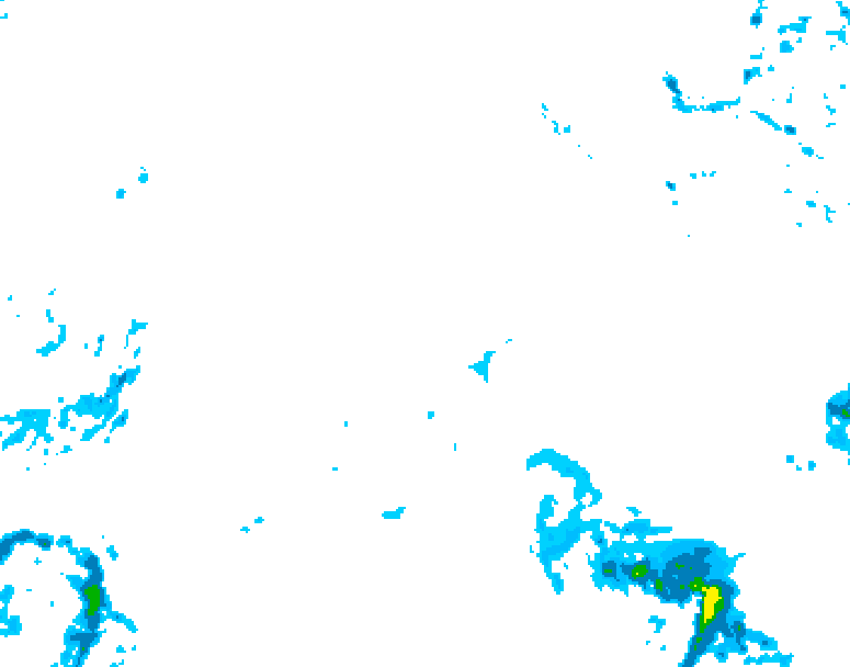 GDPS precipitation 162 hour forecast chart for Canada based on 2026/02/09 1200Z data