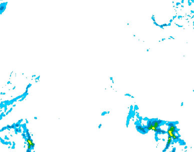 GDPS precipitation 168 hour forecast chart for Canada based on 2026/02/09 1200Z data