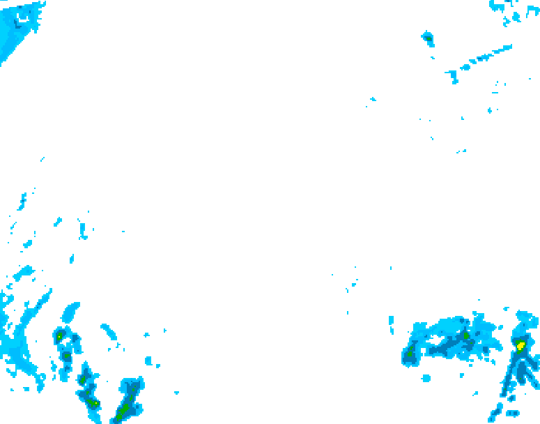GDPS precipitation 180 hour forecast chart for Canada based on 2026/02/09 1200Z data