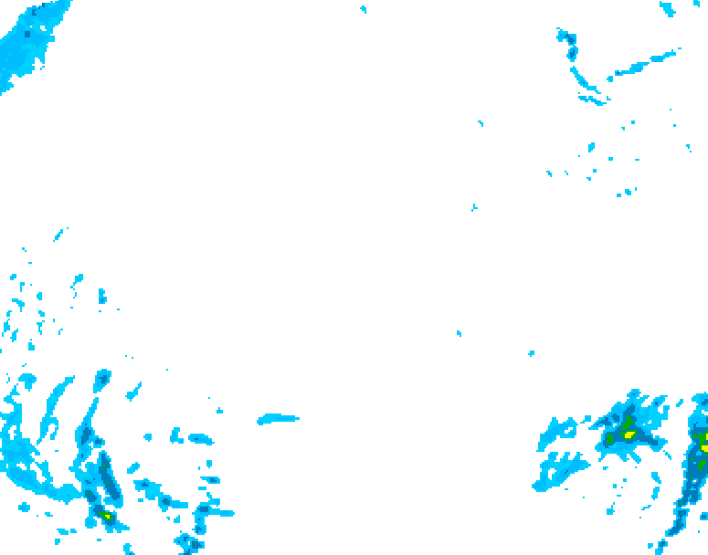 GDPS precipitation 186 hour forecast chart for Canada based on 2026/02/09 1200Z data