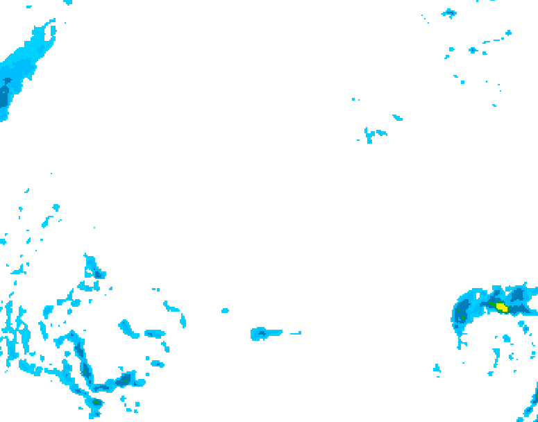 GDPS precipitation 198 hour forecast chart for Canada based on 2026/02/09 1200Z data