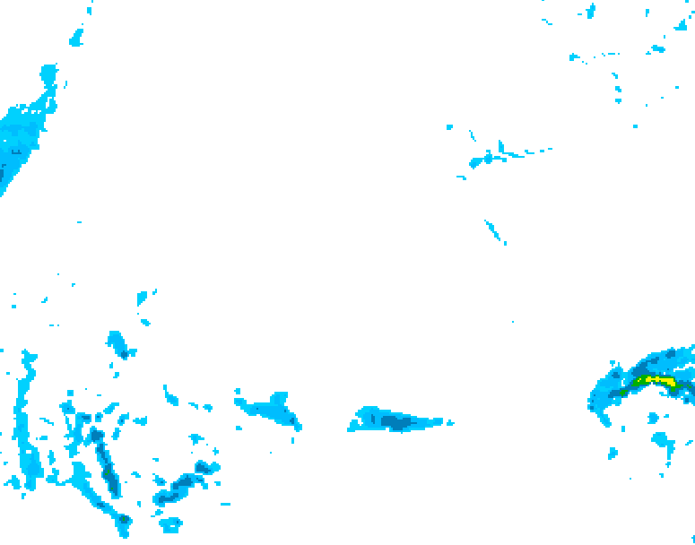 GDPS precipitation 204 hour forecast chart for Canada based on 2026/02/09 1200Z data