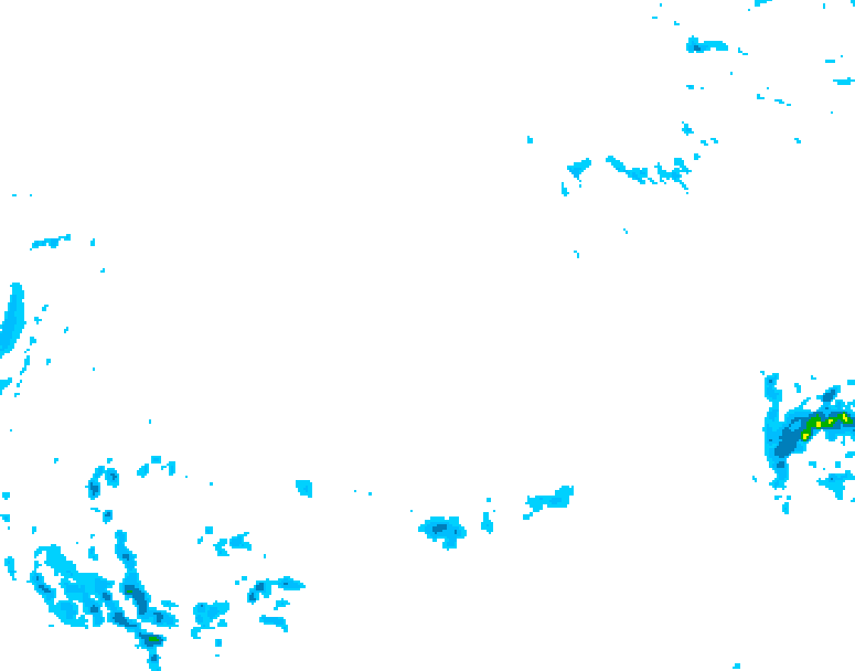 GDPS precipitation 216 hour forecast chart for Canada based on 2026/02/09 1200Z data