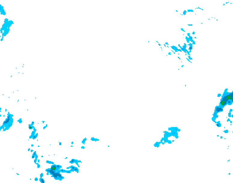 GDPS precipitation 228 hour forecast chart for Canada based on 2026/02/09 1200Z data