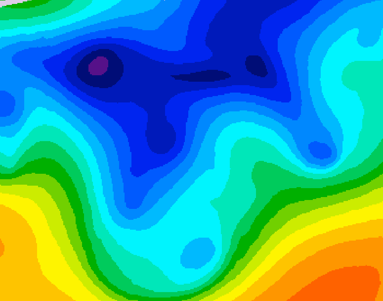 GDPS 500 millibar geopotential height 228 hour forecast chart for Canada based on 2026/02/10 1200Z data