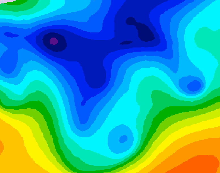 GDPS 500 millibar geopotential height 234 hour forecast chart for Canada based on 2026/02/10 1200Z data