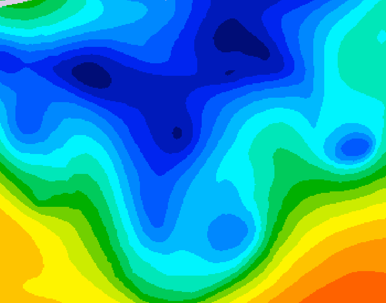 GDPS 500 millibar geopotential height 240 hour forecast chart for Canada based on 2026/02/10 1200Z data
