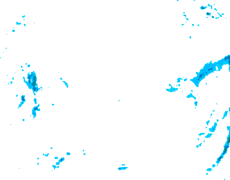 GDPS precipitation 072 hour forecast chart for Canada based on 2026/02/10 0000Z data