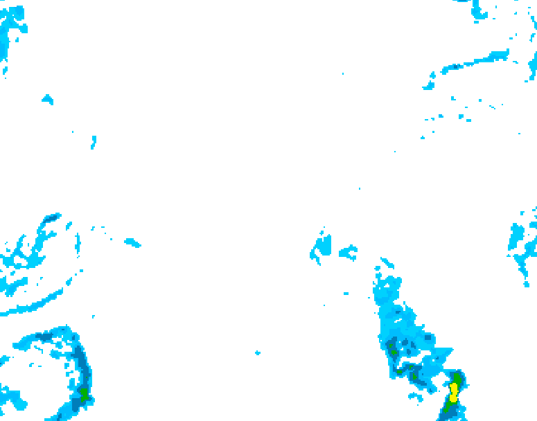 GDPS precipitation 156 hour forecast chart for Canada based on 2026/02/10 0000Z data
