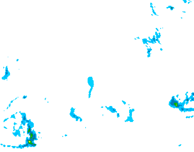 GDPS precipitation 216 hour forecast chart for Canada based on 2026/02/10 0000Z data