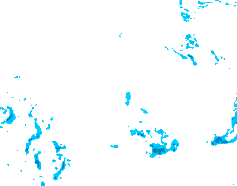 GDPS precipitation 228 hour forecast chart for Canada based on 2026/02/10 0000Z data