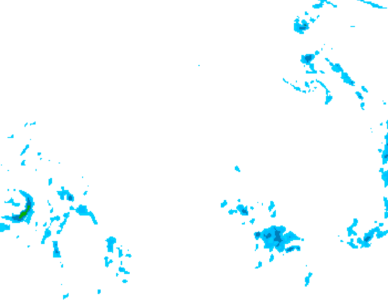 GDPS precipitation 234 hour forecast chart for Canada based on 2026/02/10 0000Z data