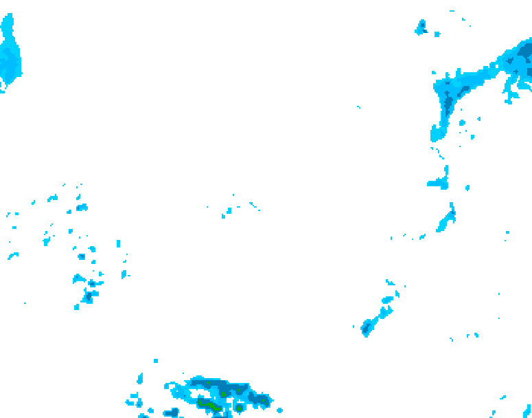 GDPS precipitation 084 hour forecast chart for Canada based on 2026/02/10 1200Z data