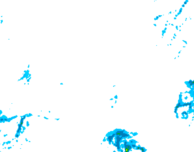 GDPS precipitation 120 hour forecast chart for Canada based on 2026/02/10 1200Z data