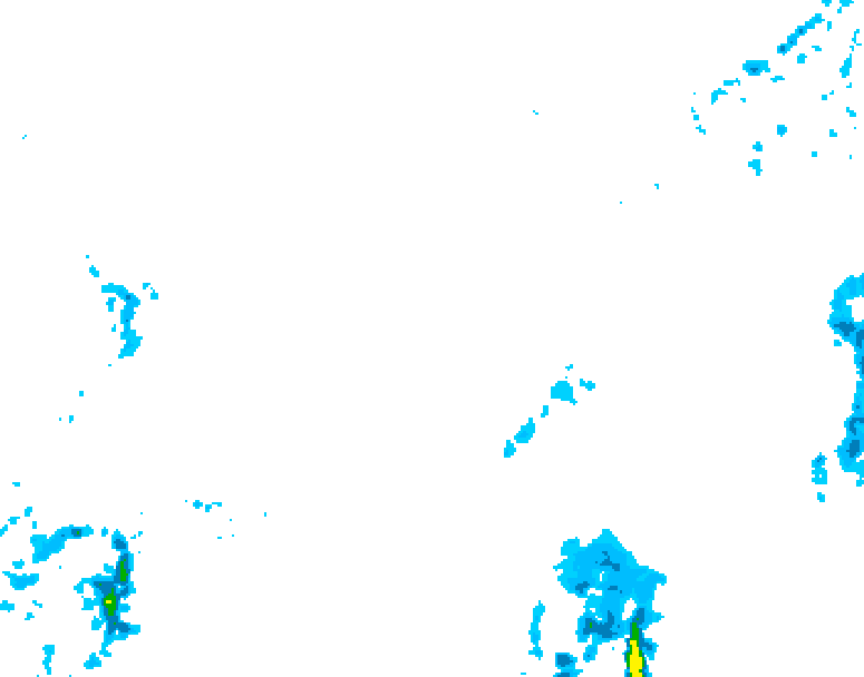 GDPS precipitation 132 hour forecast chart for Canada based on 2026/02/10 1200Z data