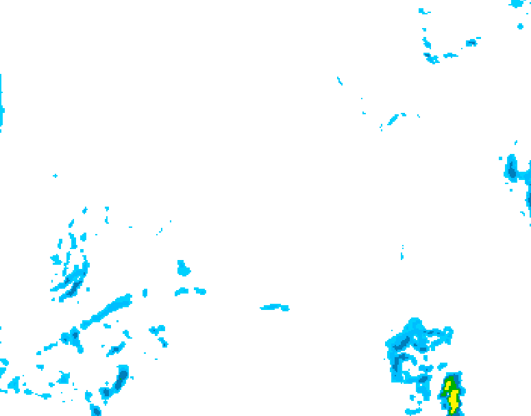 GDPS precipitation 150 hour forecast chart for Canada based on 2026/02/10 1200Z data