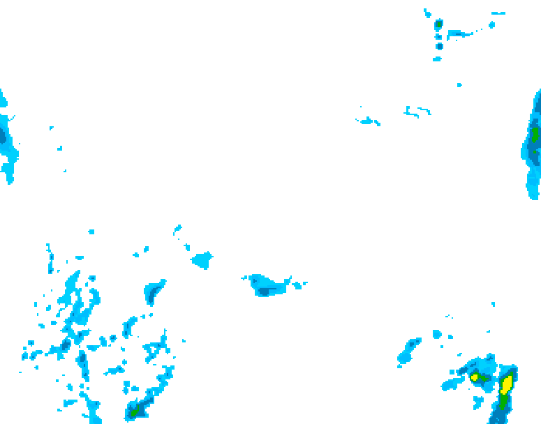 GDPS precipitation 162 hour forecast chart for Canada based on 2026/02/10 1200Z data