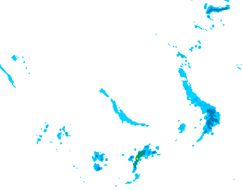 GDPS precipitation 210 hour forecast chart for Canada based on 2026/02/10 1200Z data