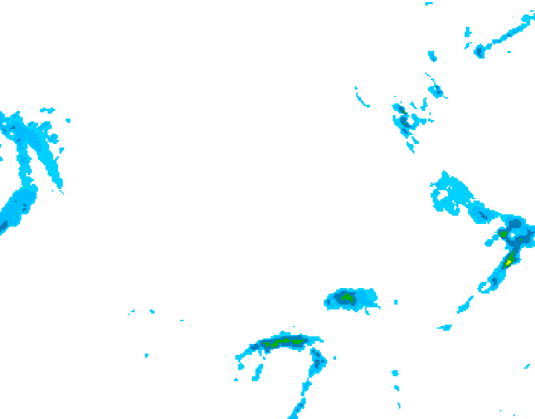 GDPS precipitation 222 hour forecast chart for Canada based on 2026/02/10 1200Z data