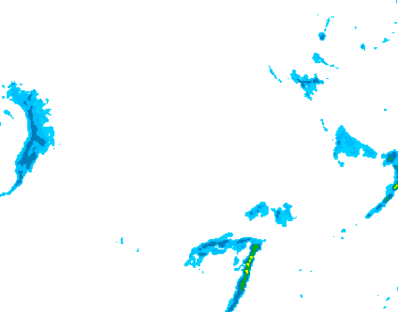 GDPS precipitation 228 hour forecast chart for Canada based on 2026/02/10 1200Z data