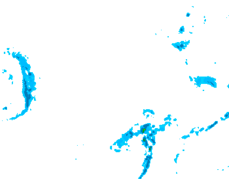 GDPS precipitation 234 hour forecast chart for Canada based on 2026/02/10 1200Z data
